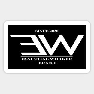 Essential Worker Brand   (Dk. apparel) Sticker